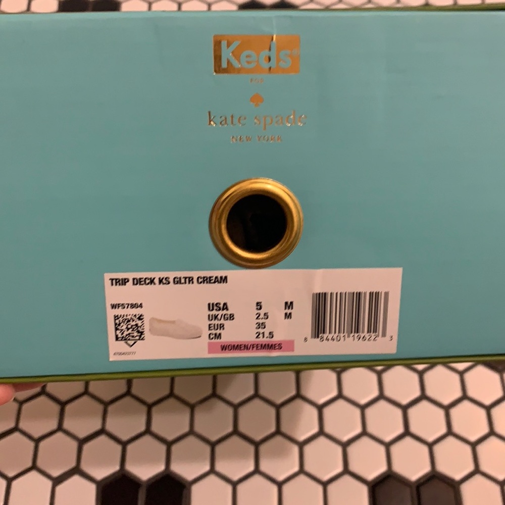 Kate Spade glitter Keds size 5